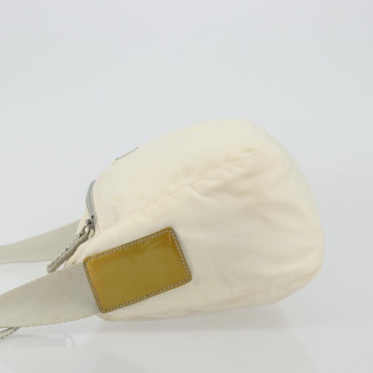 Prada Zip Waist Bag Tessuto Medium Wit