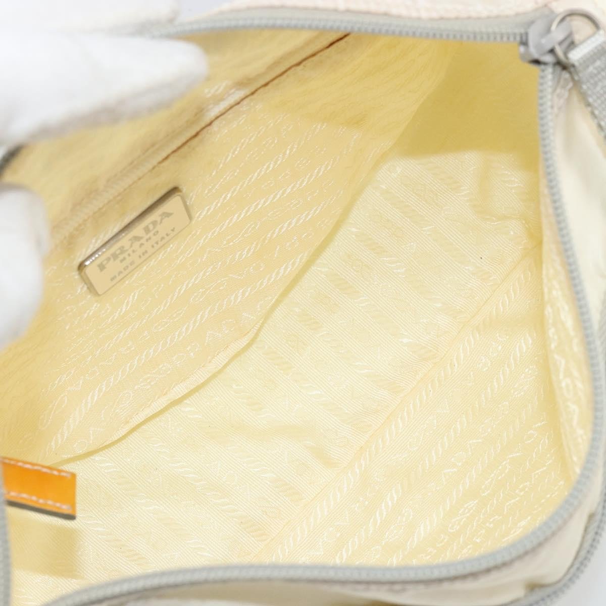 Prada Zip Waist Bag Tessuto Medium Wit