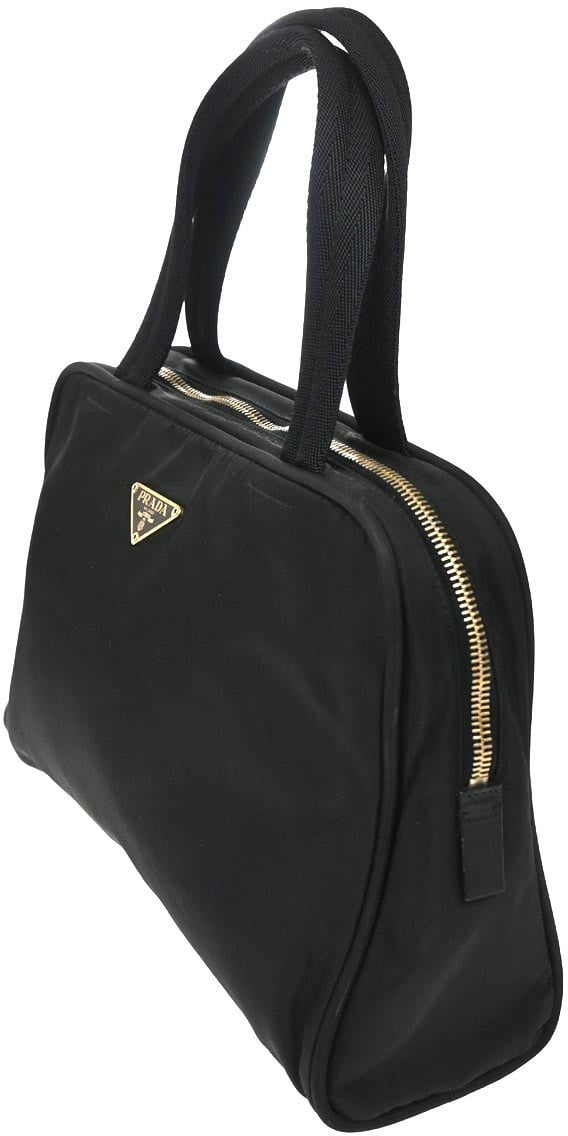 Prada Vintage Tessuto Zwart