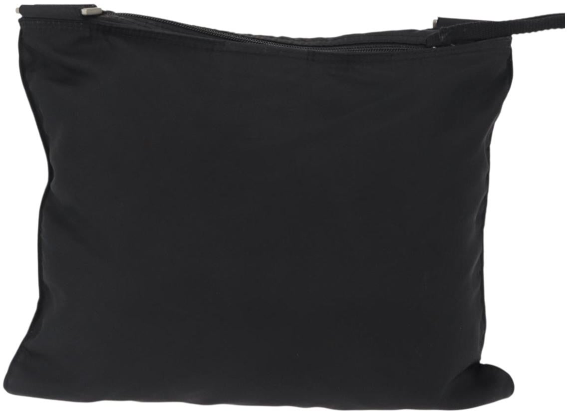 Prada Prada Zip Messenger Bag Tessuto Medium Zwart
