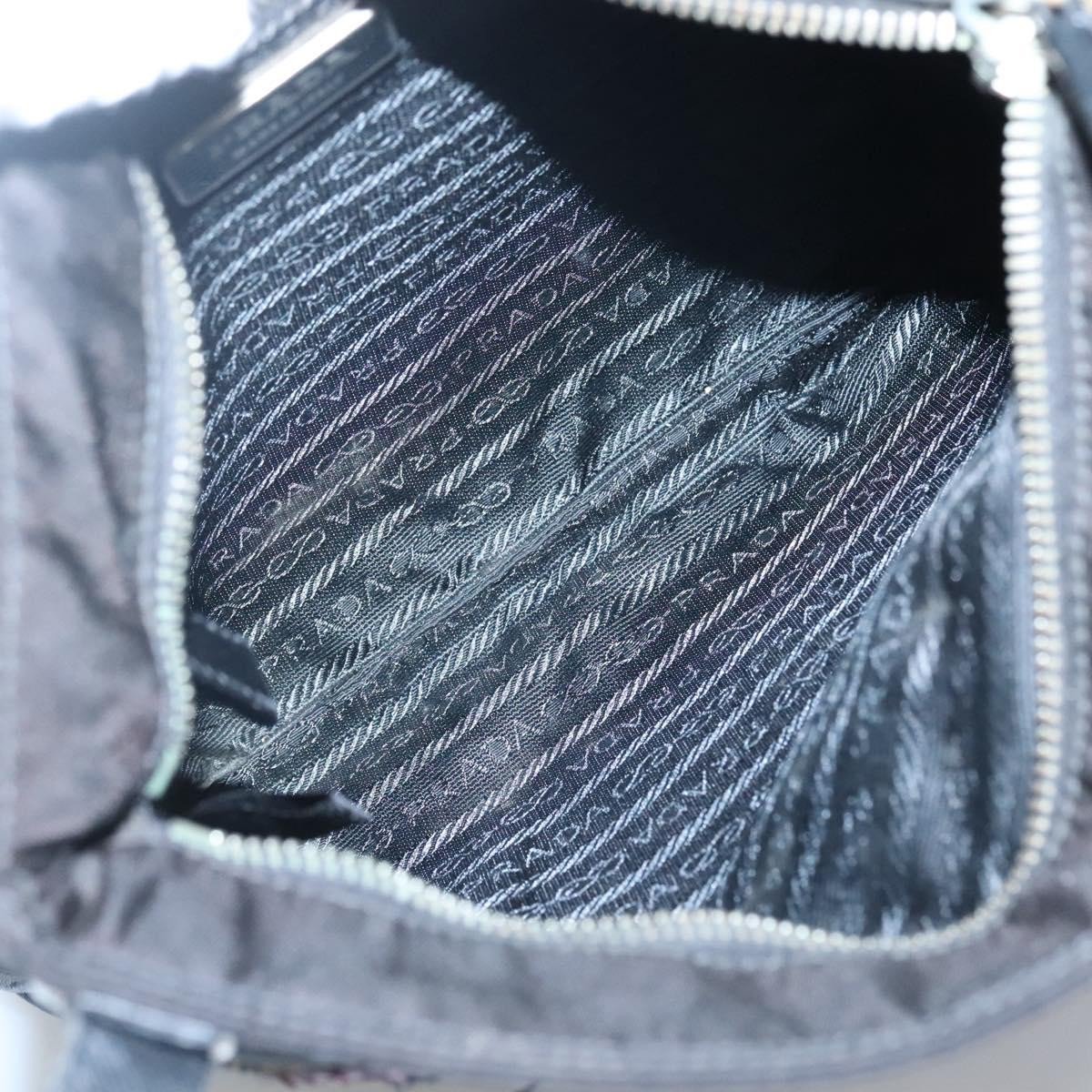 Prada Prada Flat Crossbody Bag Tessuto Zwart