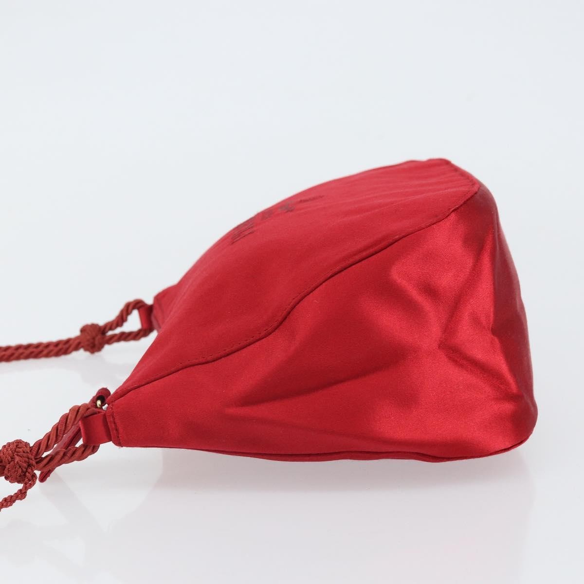 Prada Prada Vintage Shoulder Bag Satin Rood