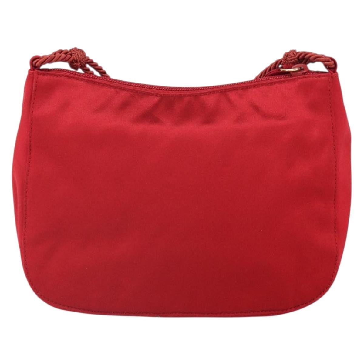 Prada Prada Vintage Shoulder Bag Satin Rood