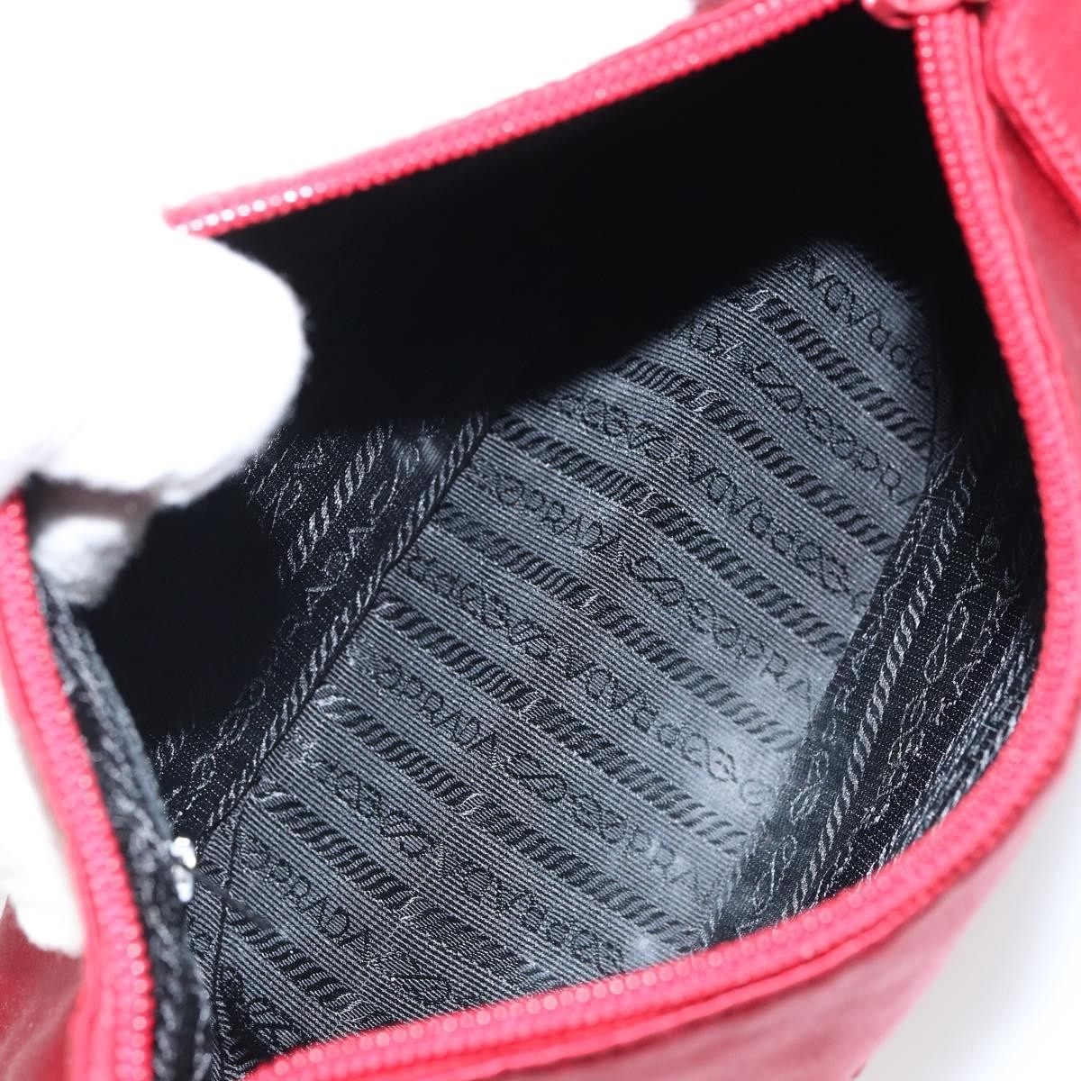 Prada Prada Vintage Shoulder Bag Satin Rood