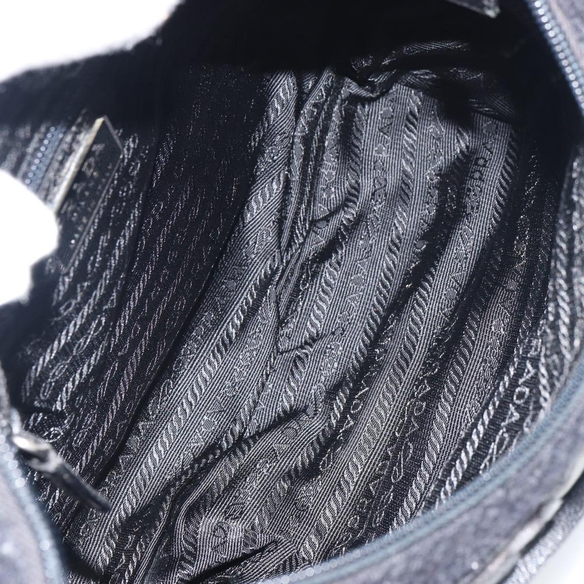 Prada Prada Vintage Shoulder Bag Wool Zwart