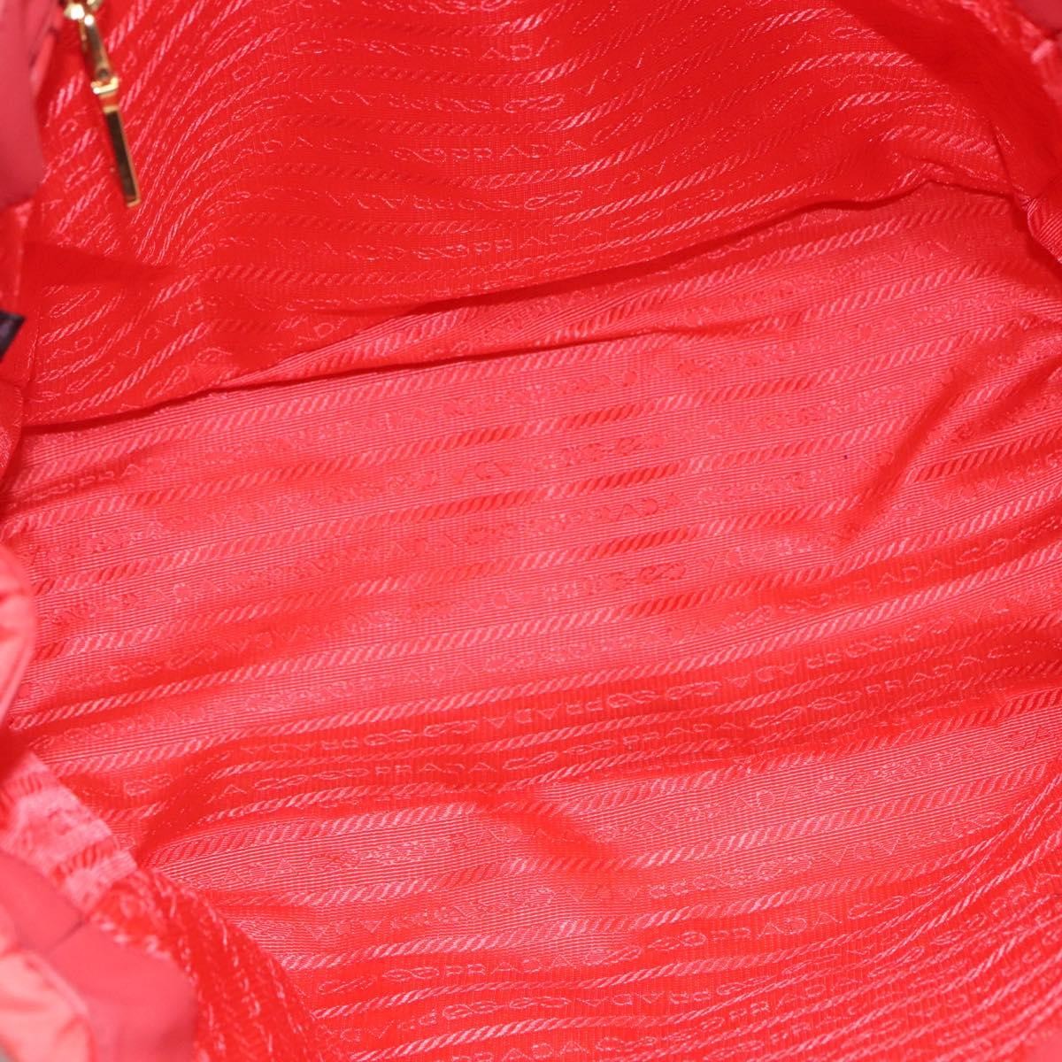 Prada Prada Convertible Tote Quilted Tessuto Medium Oranje