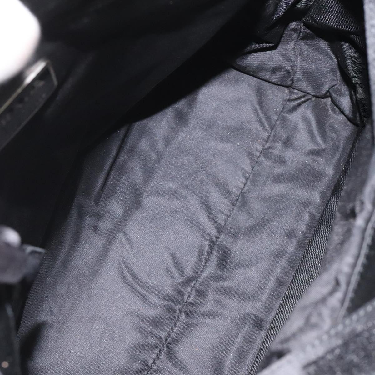 Prada Prada Resin Handle Tote Satin Zwart