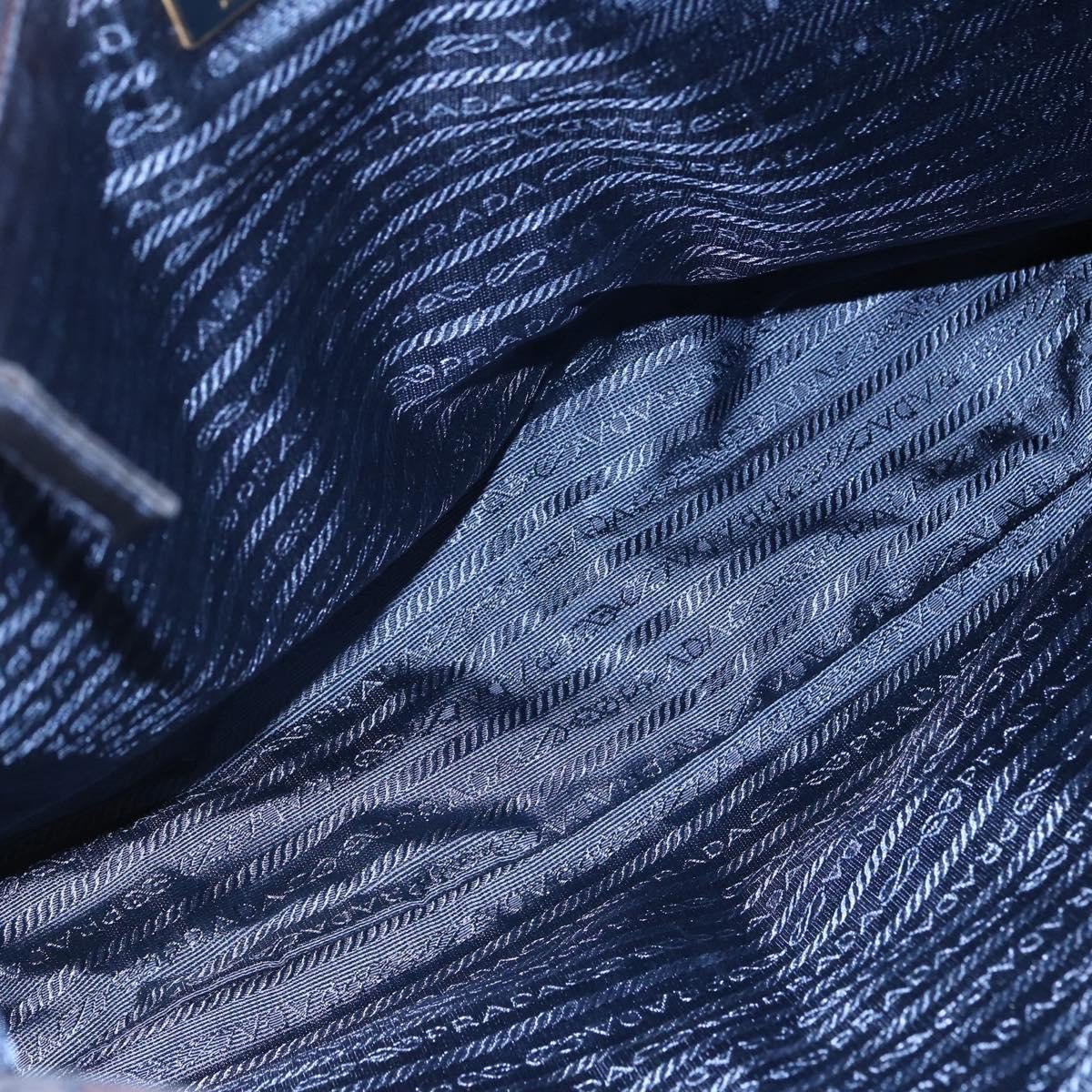 Prada Prada Front Pocket Zip Tote Tessuto Medium Zwart