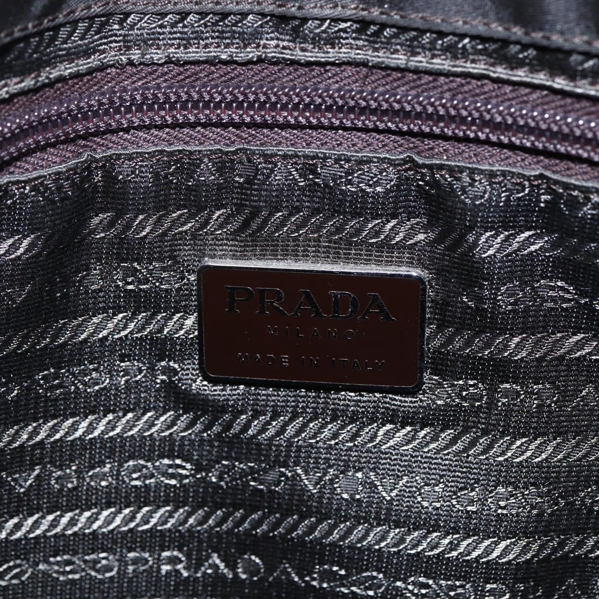 Prada Prada Resin chain shoulder bag Nylon Bruin