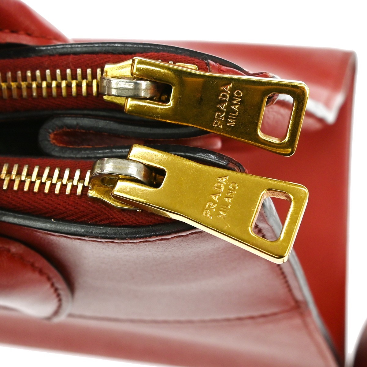 Prada Prada Paradigme Tote Saffiano with City Calf Small Rood