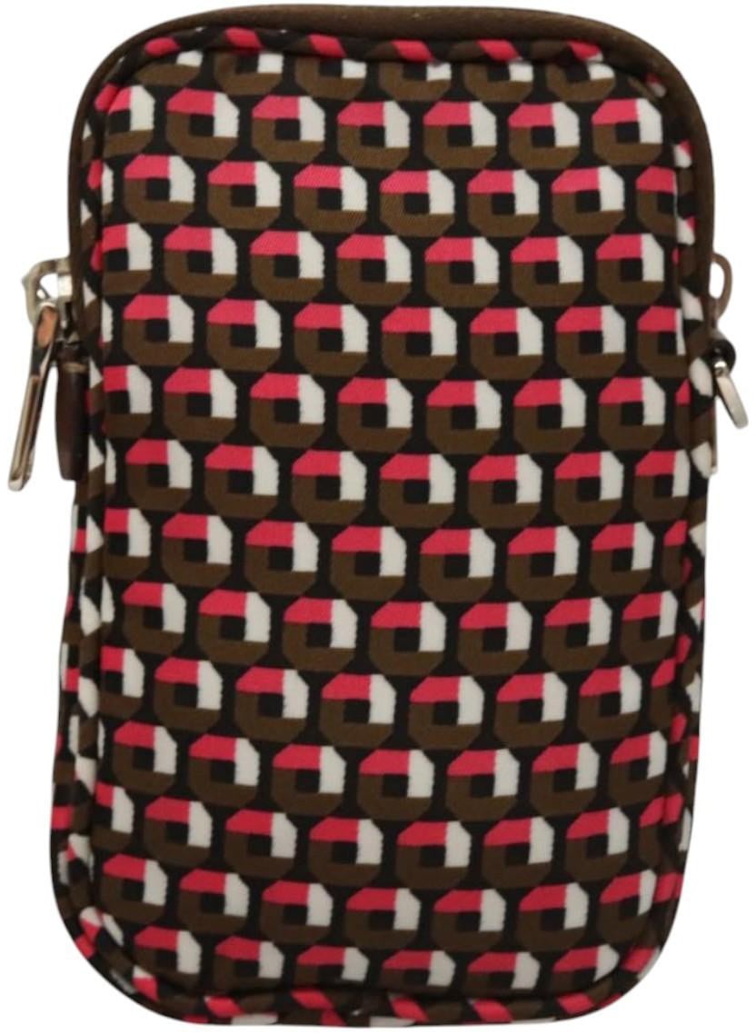 Prada Prada Baguette Shoulder Bag Quilted Tessuto with Leather Medium Bruin