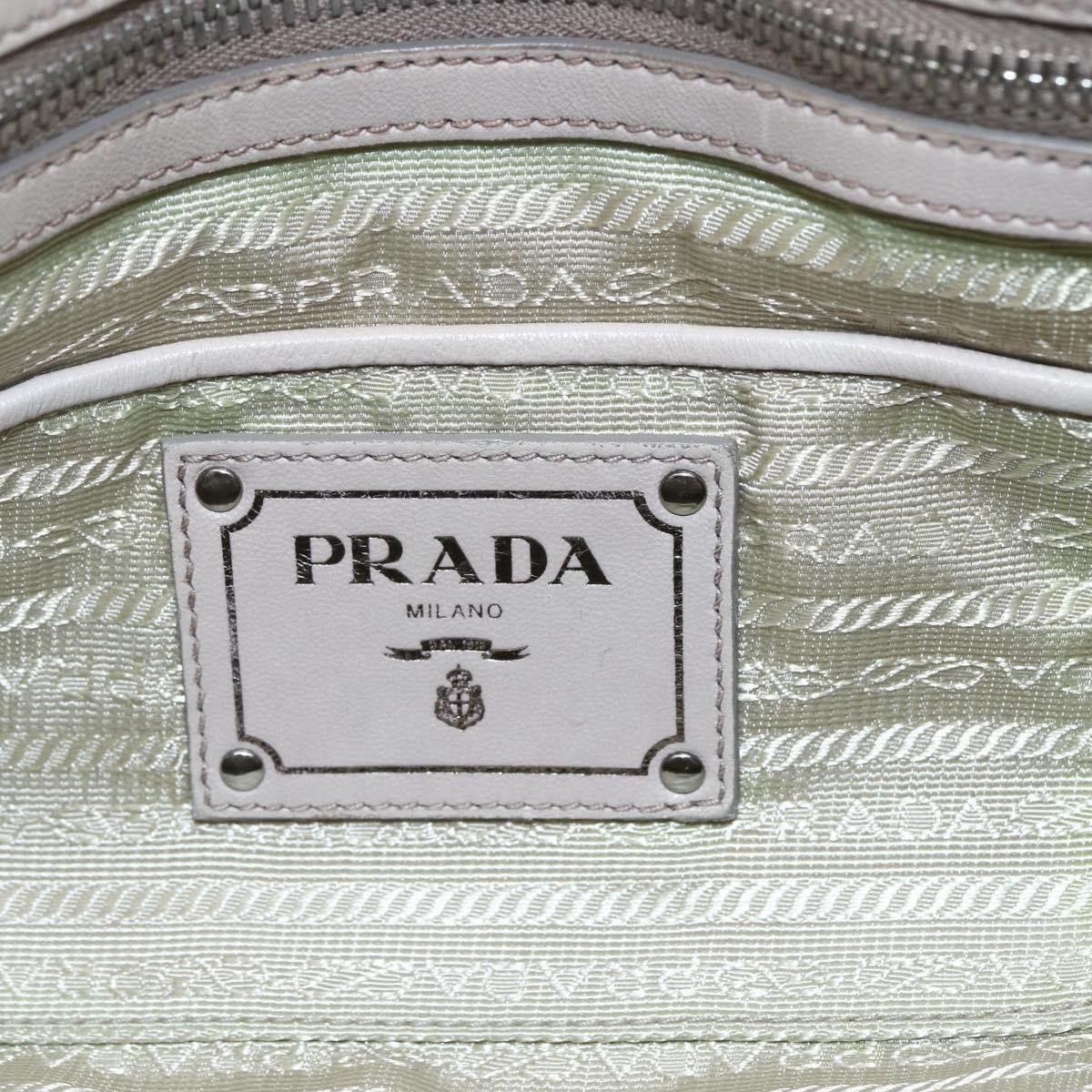 Prada Prada Gaufre Convertible Tote Nappa Leather Medium Beige