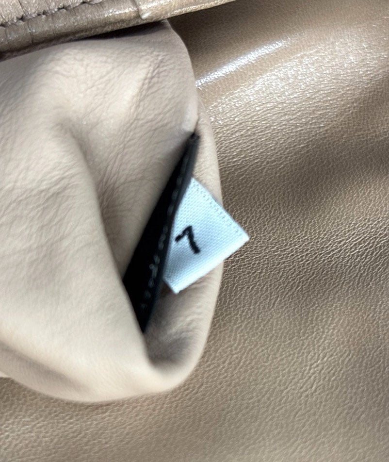 Prada Prada Turnlock Shoulder Bag Nappa Gaufre Medium Beige