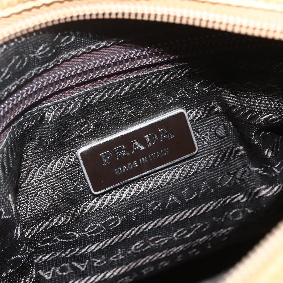 Prada Prada Buckle Messenger Bag Tessuto Medium Zwart