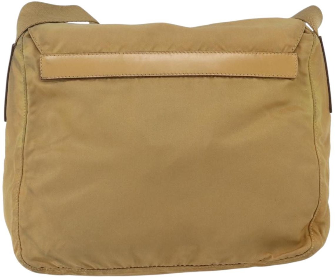 Prada Prada Buckle Messenger Bag Tessuto Medium Zwart
