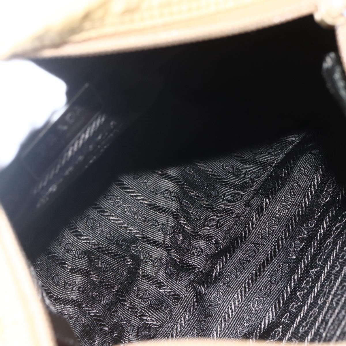 Prada Prada Buckle Messenger Bag Tessuto Medium Zwart