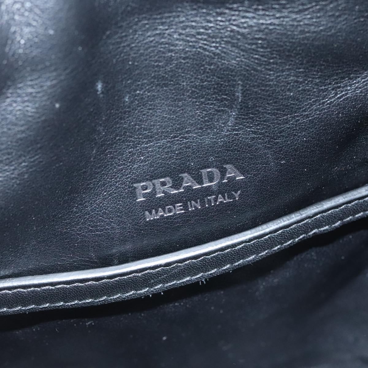 Prada Prada Turnlock Flap Crossbody Bag Leather Zwart