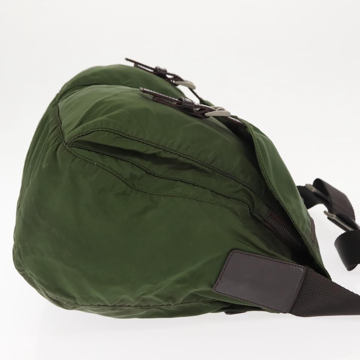 Prada Prada Zip Buckle Messenger Bag Tessuto Medium Divers