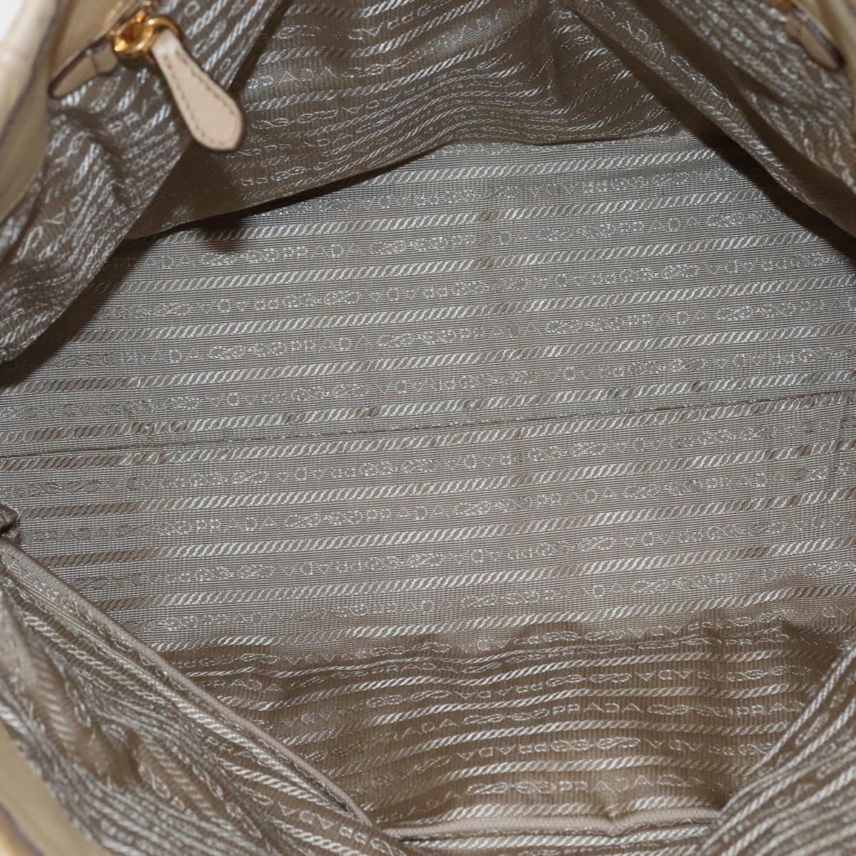 Prada Prada Gaufre Tote Nappa Leather Large Beige