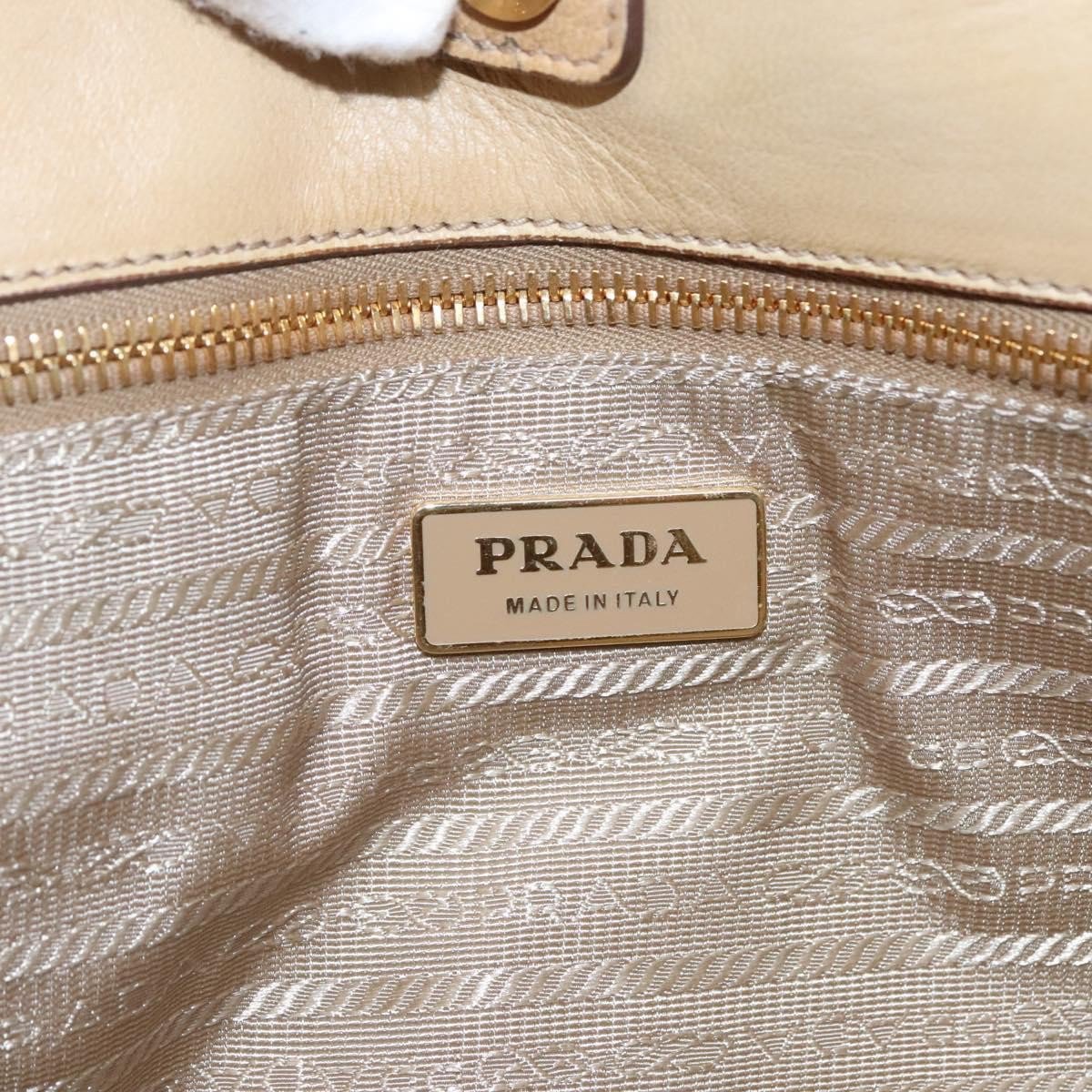 Prada Prada Gaufre Tote Nappa Leather Large Beige