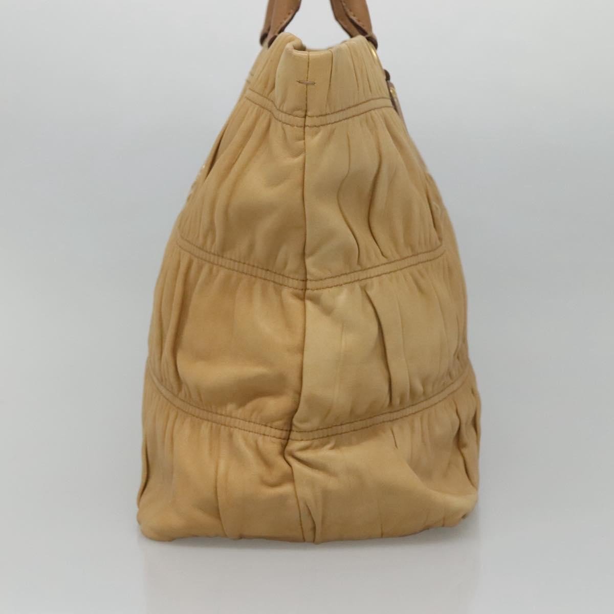 Prada Prada Gaufre Tote Nappa Leather Large Beige