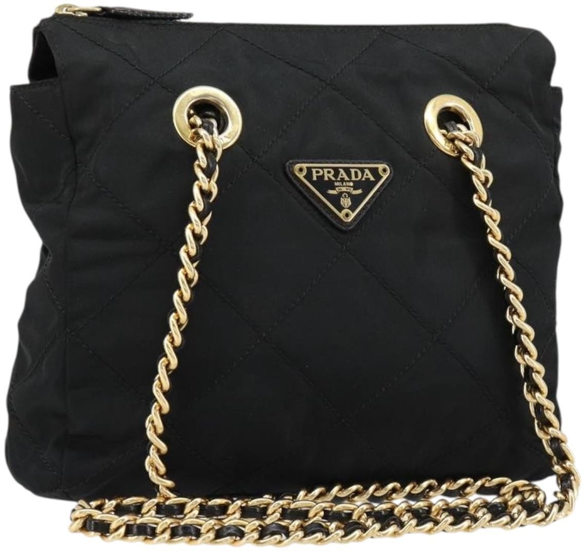 Prada Re-Edition 1995 Chain Quilted Tessuto Zwart