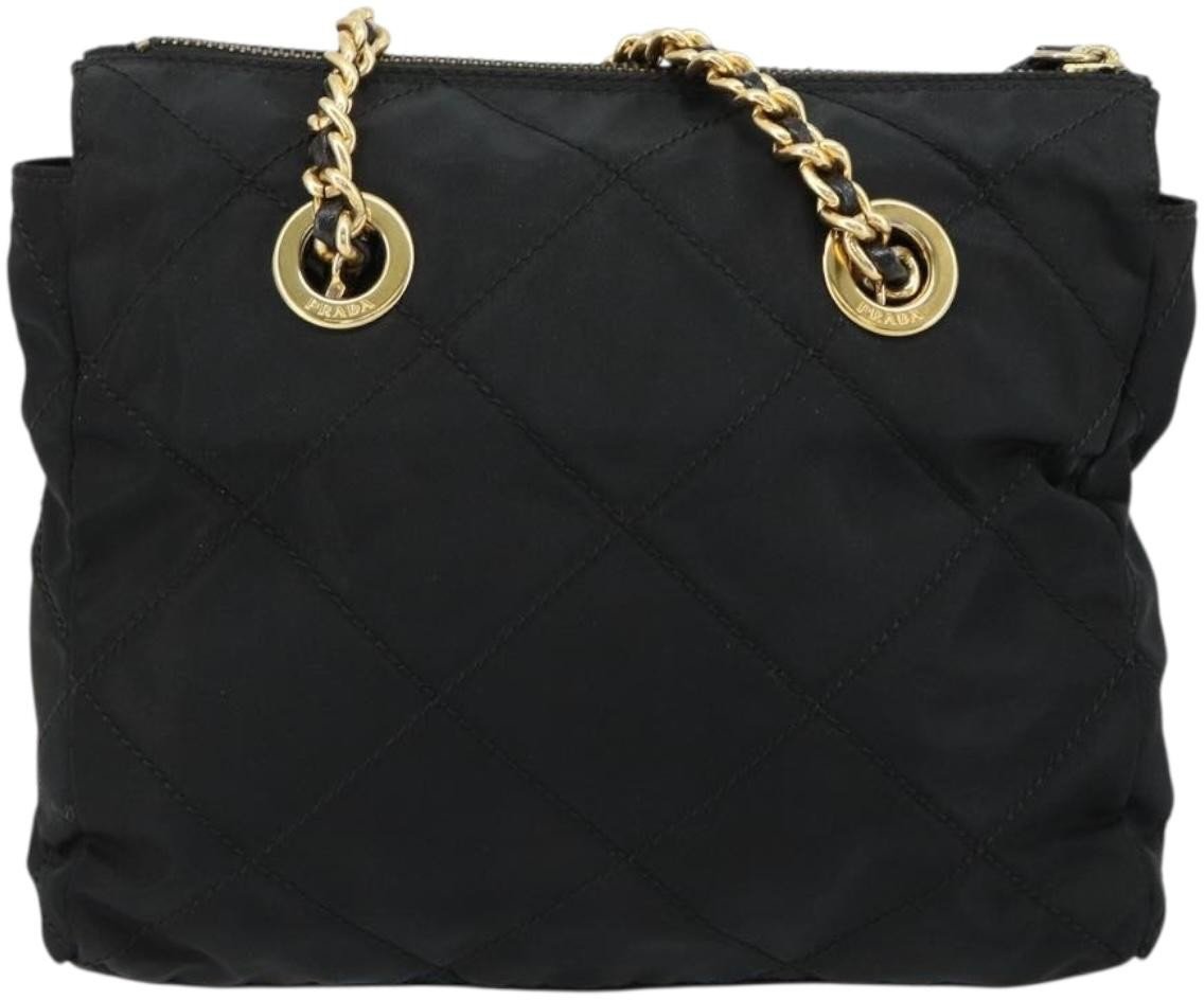 Prada Re-Edition 1995 Chain Quilted Tessuto Zwart