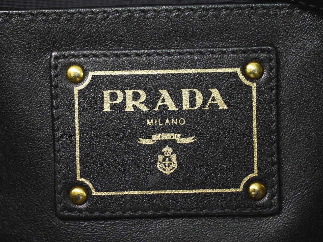 Prada Prada Convertible Shopper Tote Soft Calf Large Zwart