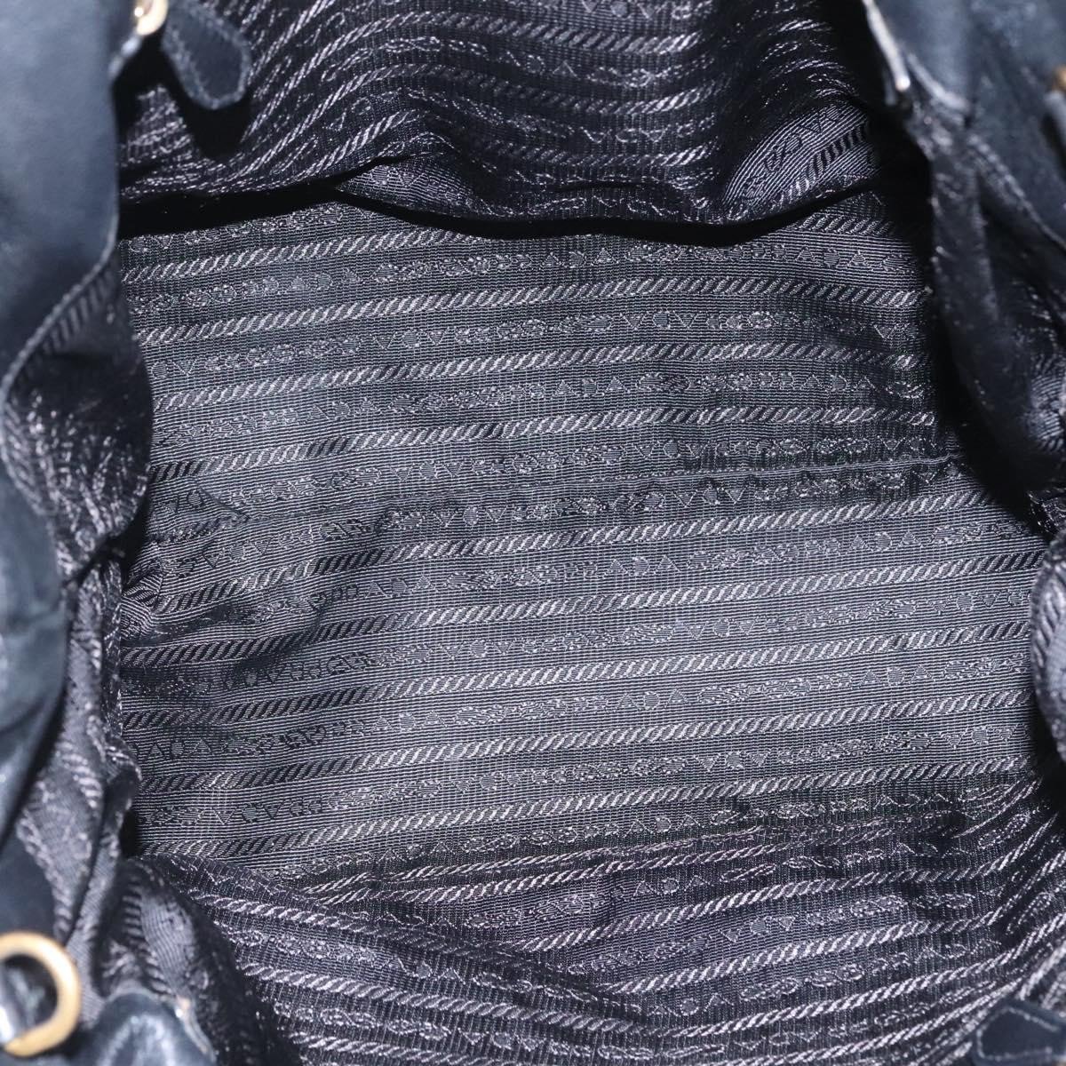 Prada Prada Gaufre Ribbon handbag Leather Zwart