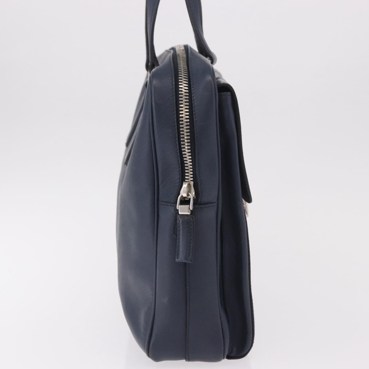 Prada Briefcase Leather Blauw