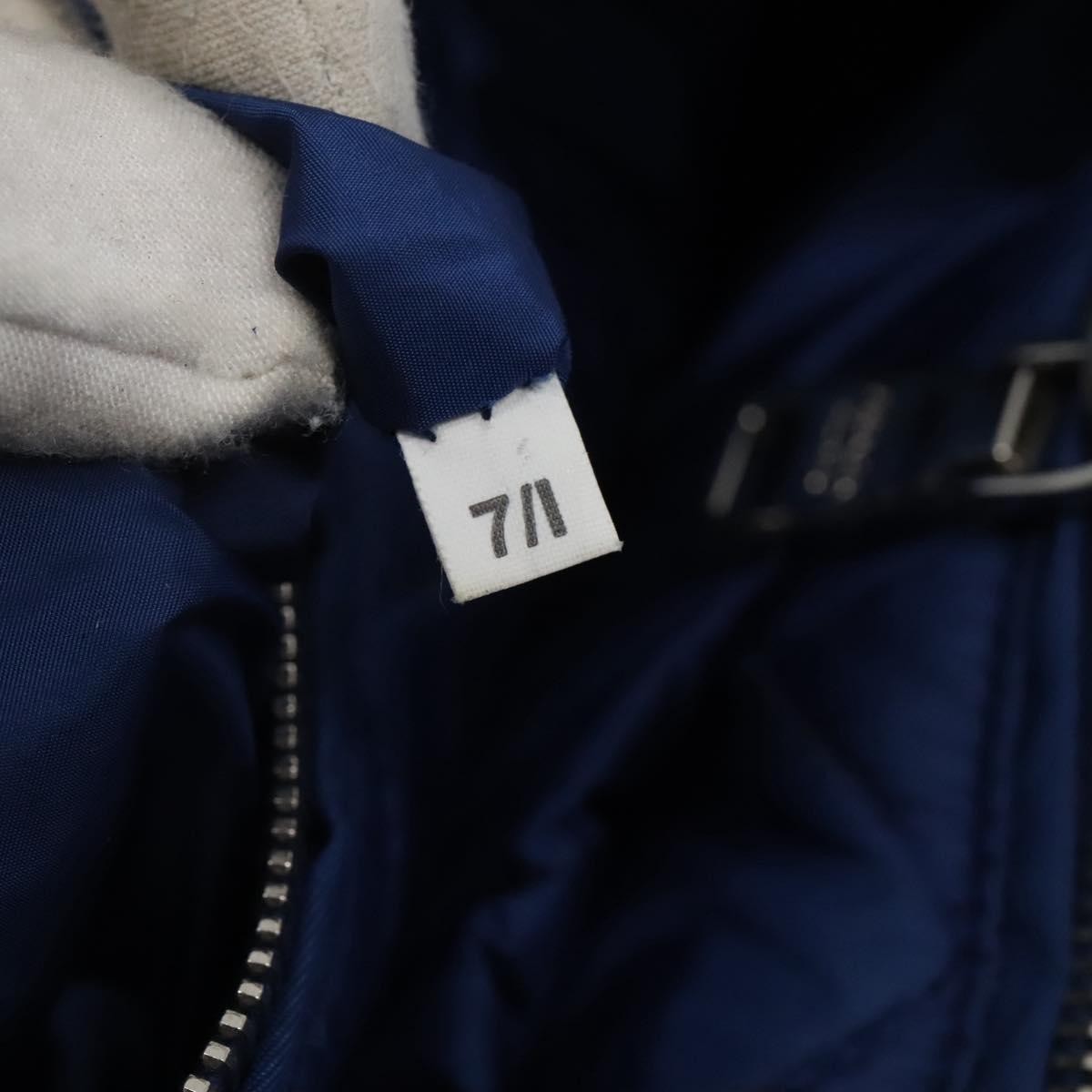 Prada Prada Bomber Tote Tessuto Small Blauw