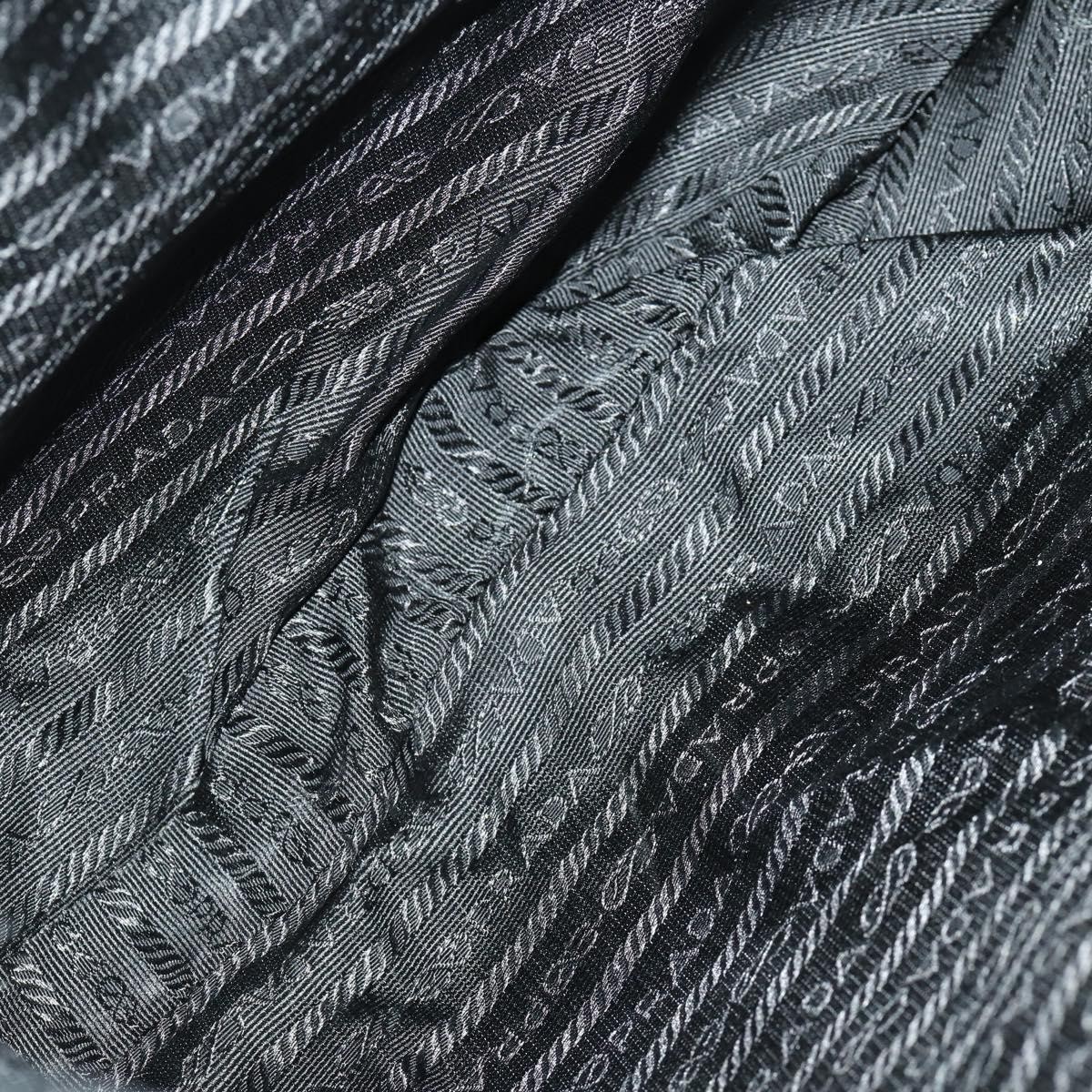 Prada Prada Double Pocket Zip Messenger Tessuto Medium Zwart