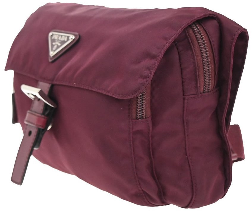 Prada Messenger Printed Tessuto Small Rood