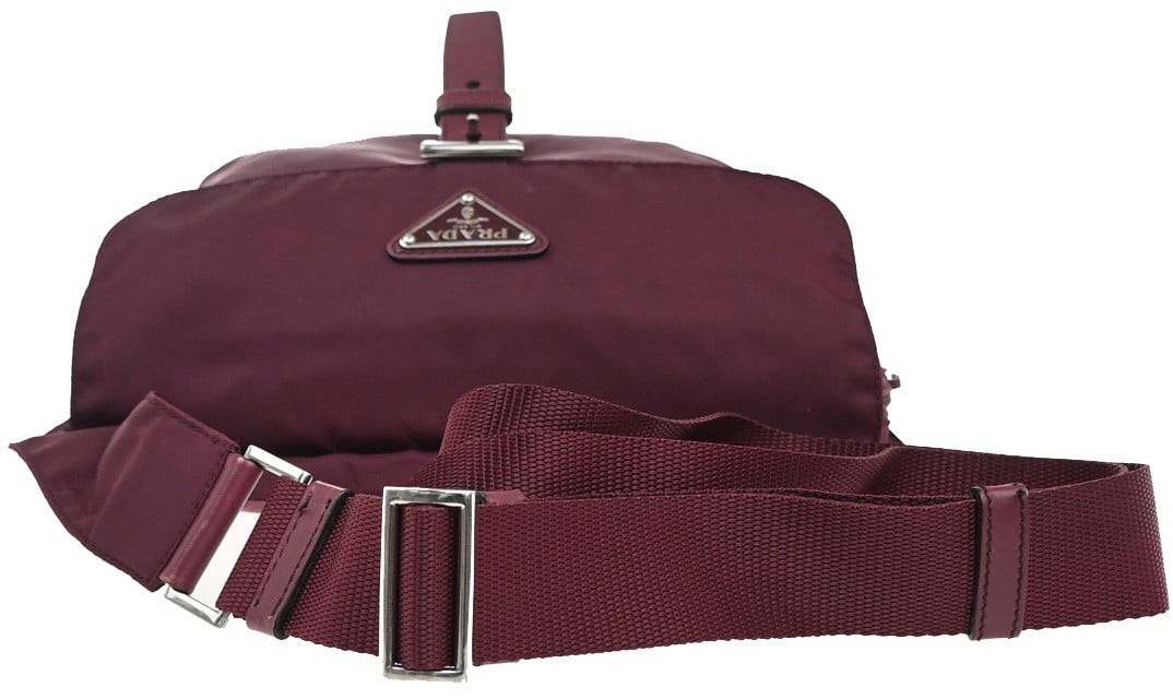 Prada Messenger Printed Tessuto Small Rood