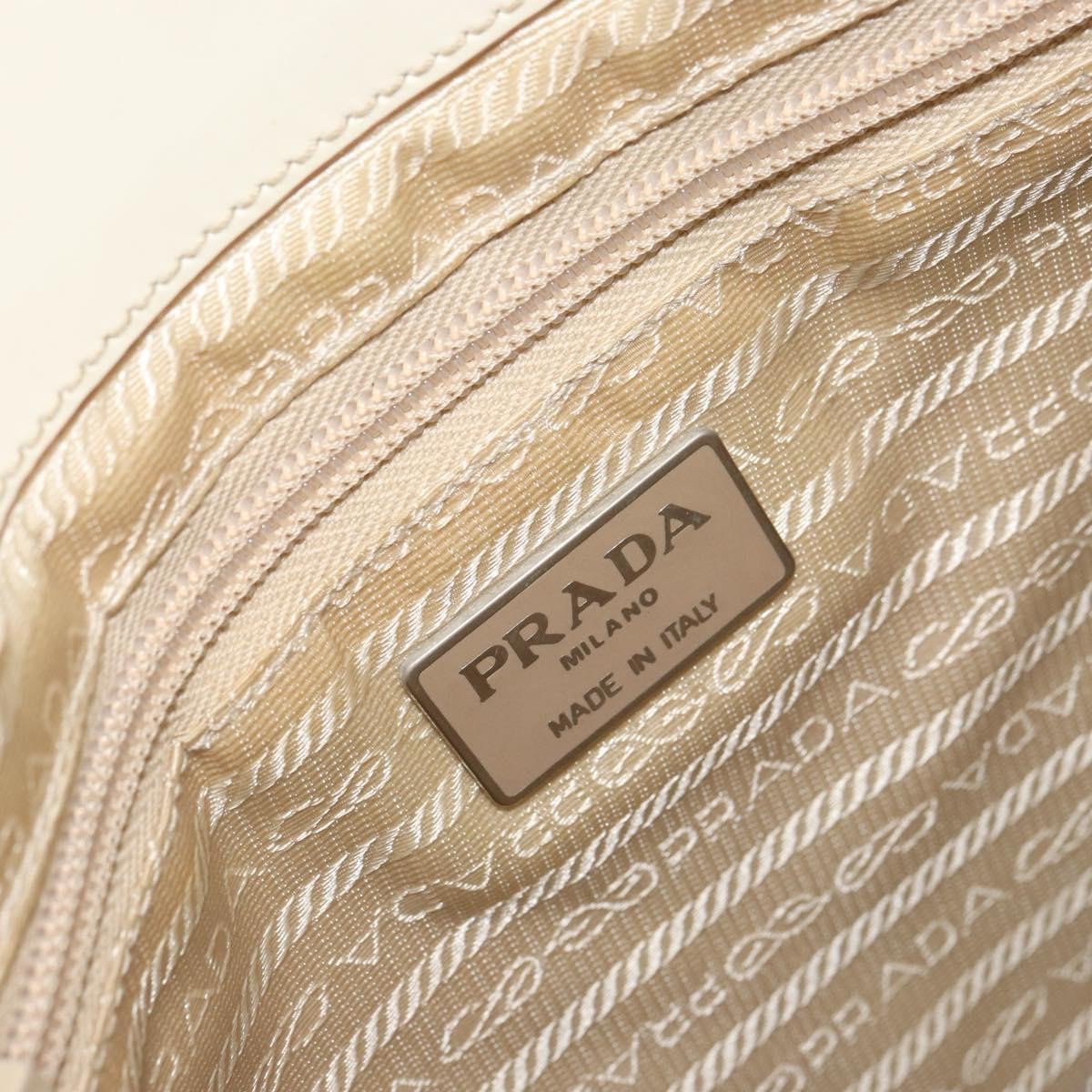 Prada Prada Vintage Shoulder Bag Patent leather Beige
