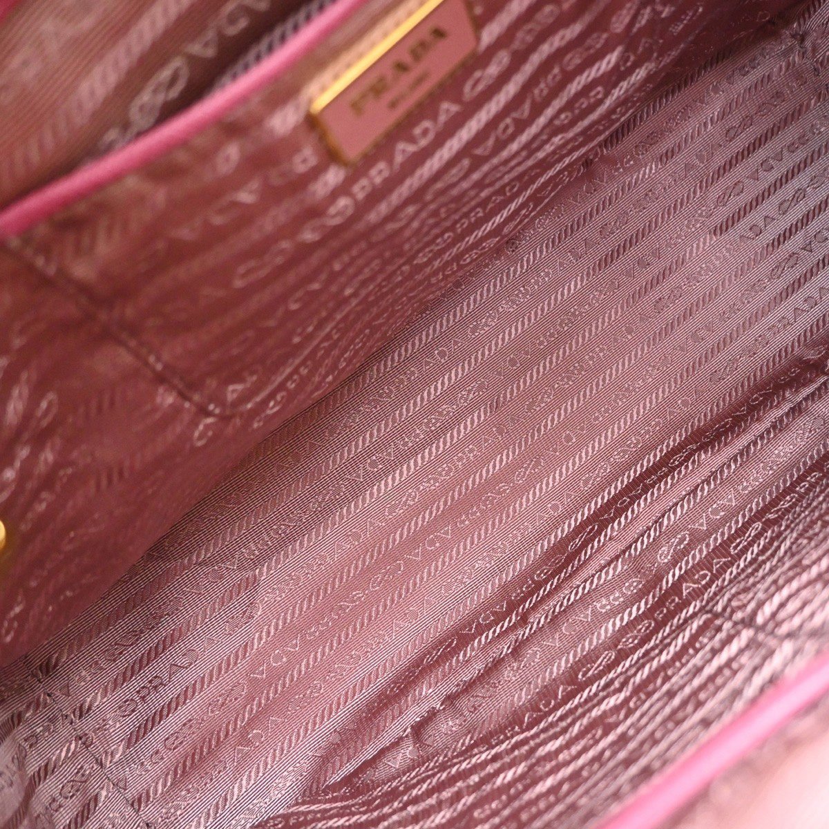 Prada Double Zip Lux Convertible Tote Saffiano Leather XL Roze