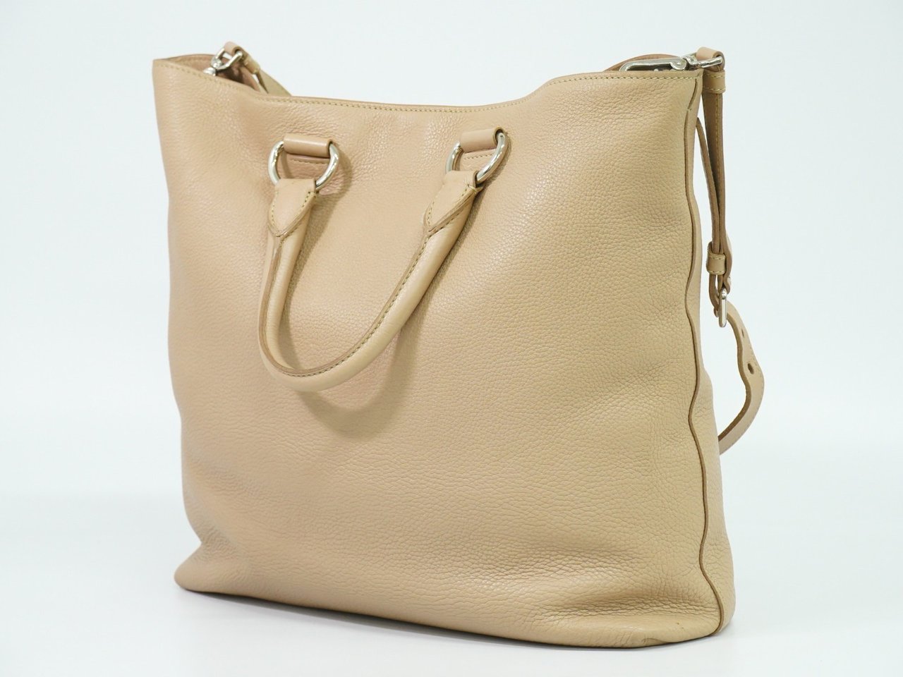 Prada Prada Shopping Tote Vitello Daino Large Beige