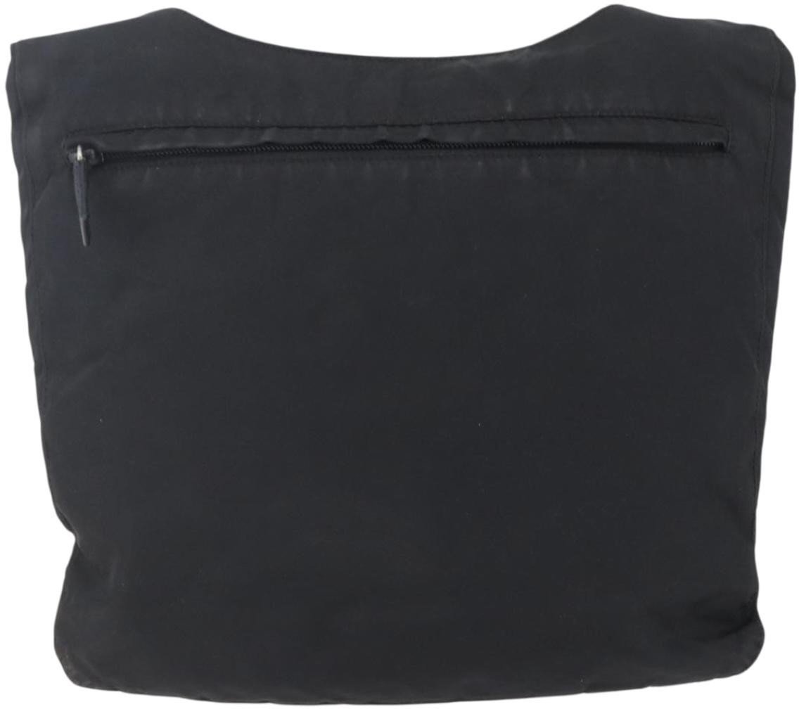 Prada Prada Zip Messenger Quilted Tessuto Zwart