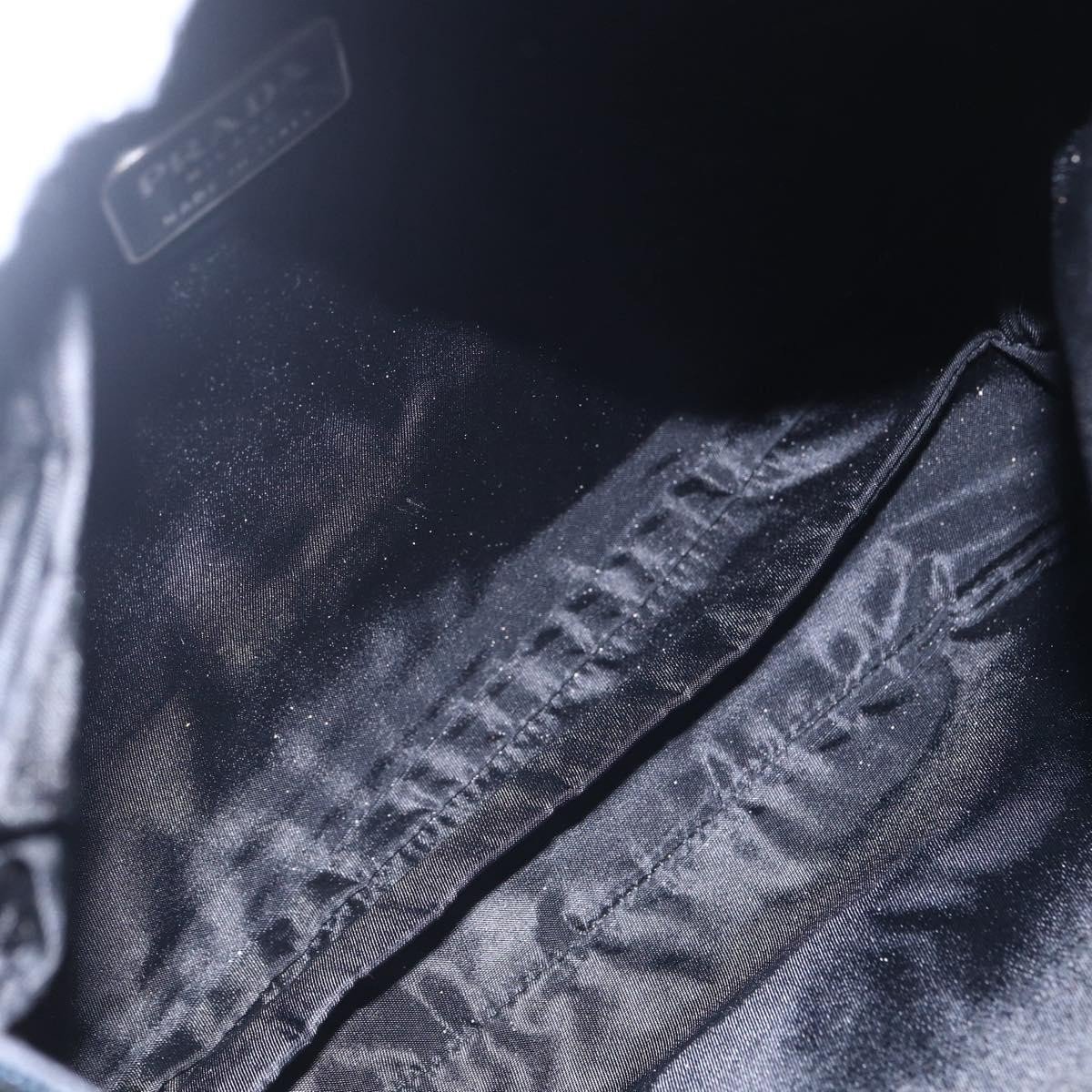 Prada Prada Zip Messenger Quilted Tessuto Zwart