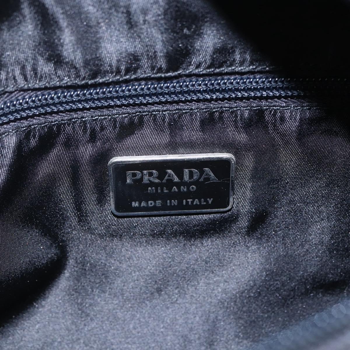 Prada Prada Zip Messenger Quilted Tessuto Zwart