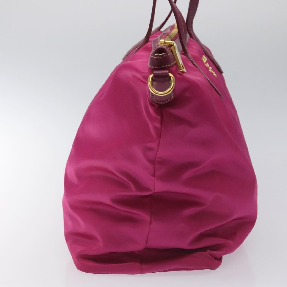 Prada Prada Convertible Zip Tote Tessuto Medium Roze