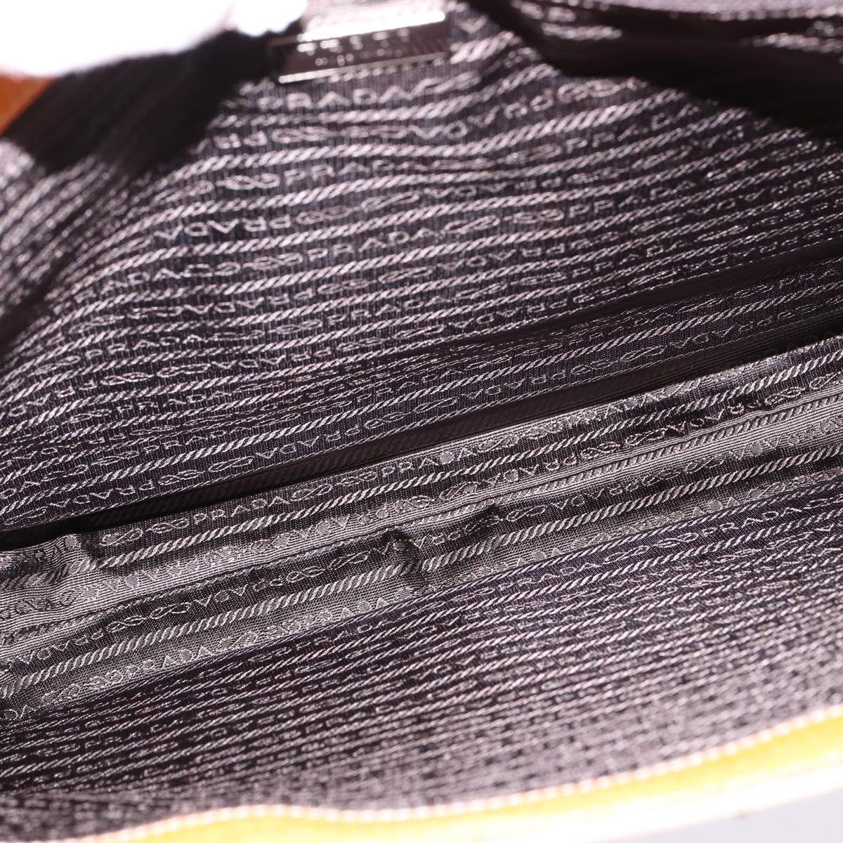 Prada Prada Lux Convertible Open Tote Canvas and leather Beige