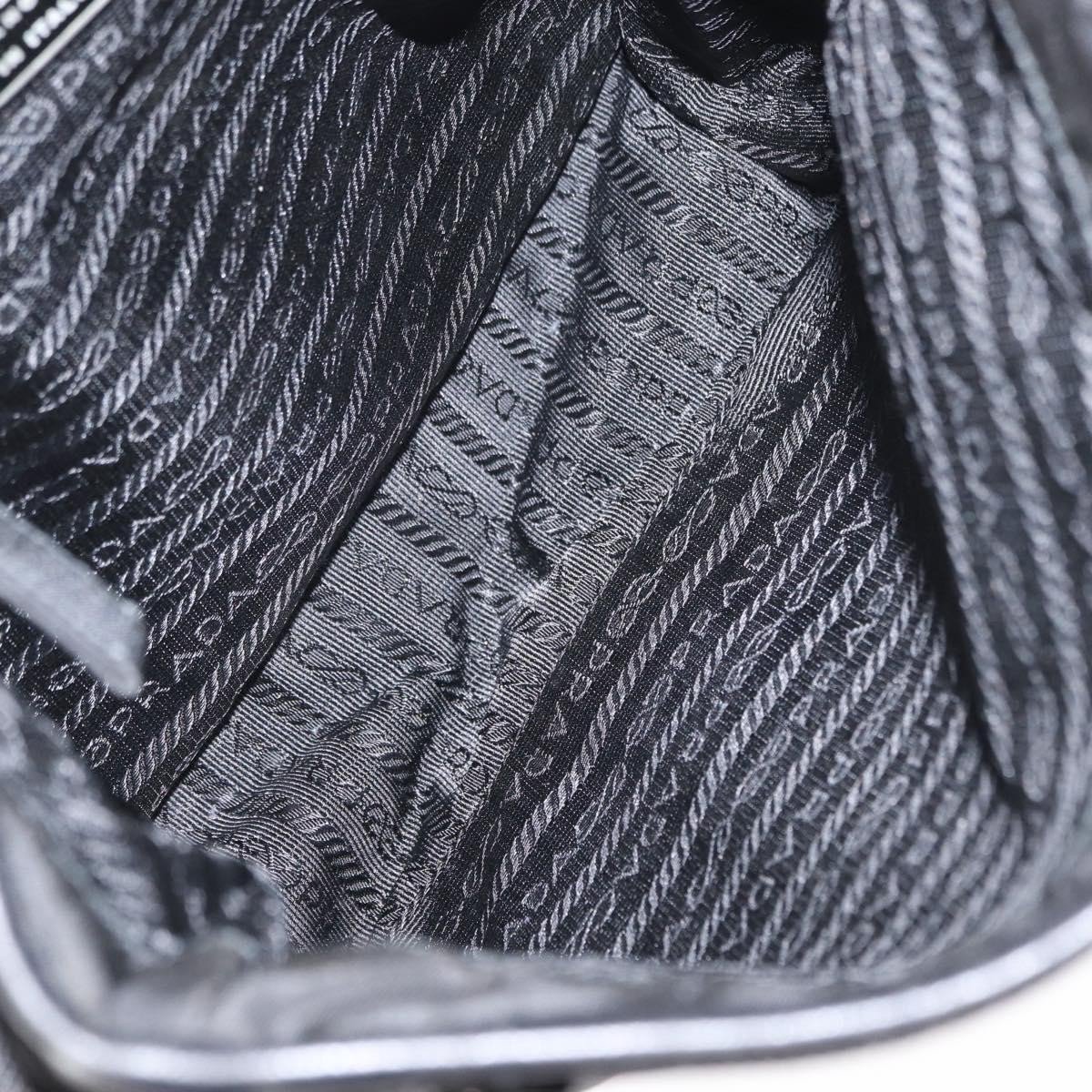 Prada Prada Logo Flap Messenger Bag Tessuto Small Zwart