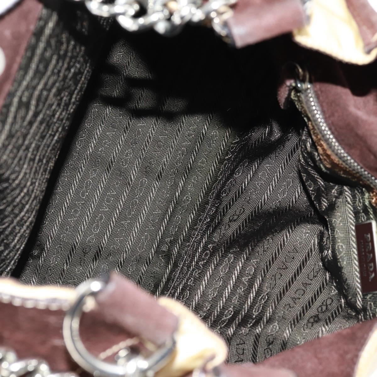 Prada Prada Chain Tote Soft Calf Medium Beige