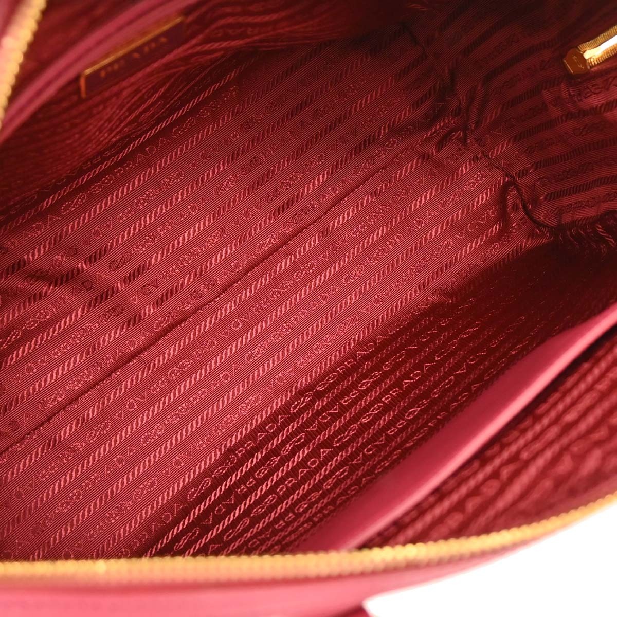 Prada Prada Convertible Bowler Bag Saffiano Leather Medium Roze