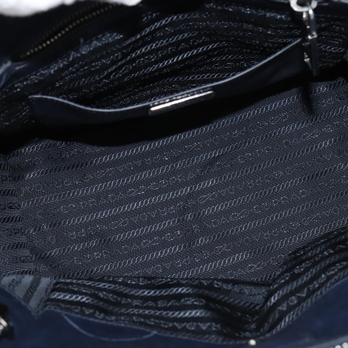 Prada Prada Cuir Convertible Shopping Tote Leather Navy