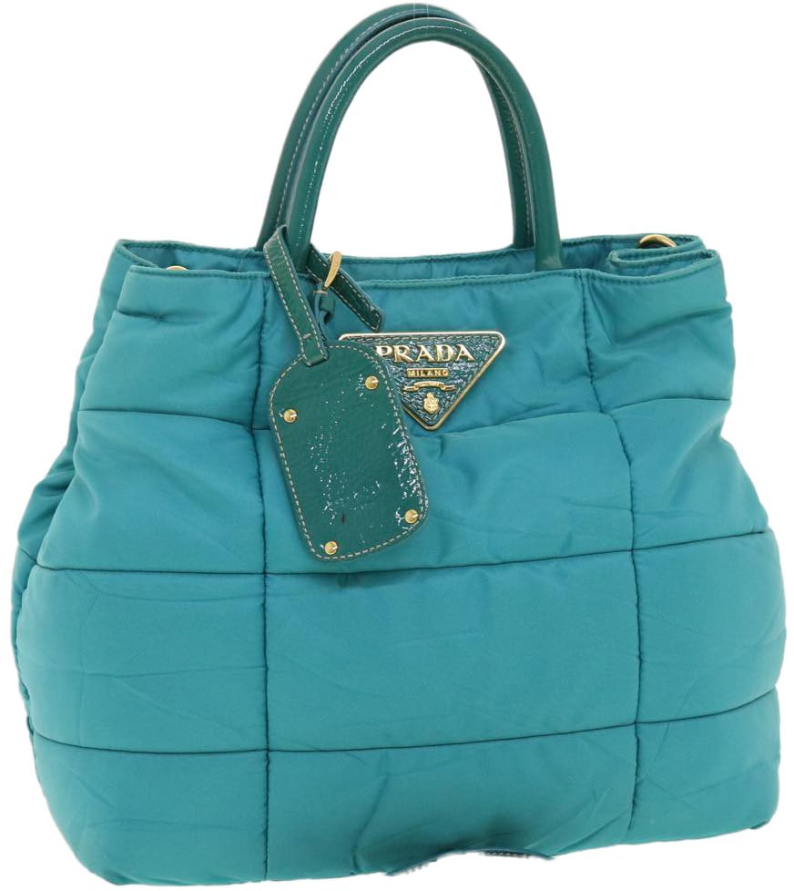 Prada Prada Convertible Tote Quilted Tessuto Small Divers