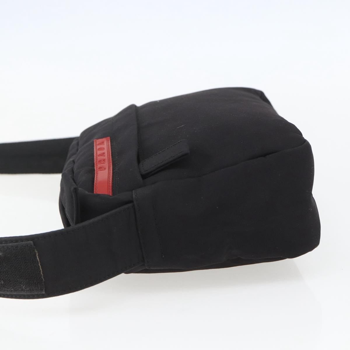 Prada Prada Sport Zip Shoulder Bag Nylon Zwart