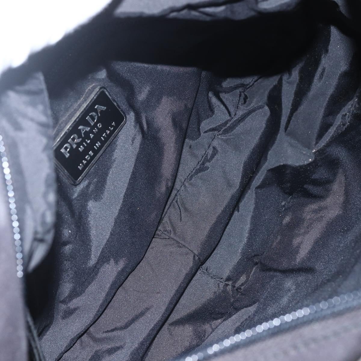Prada Prada Sport Zip Shoulder Bag Nylon Zwart