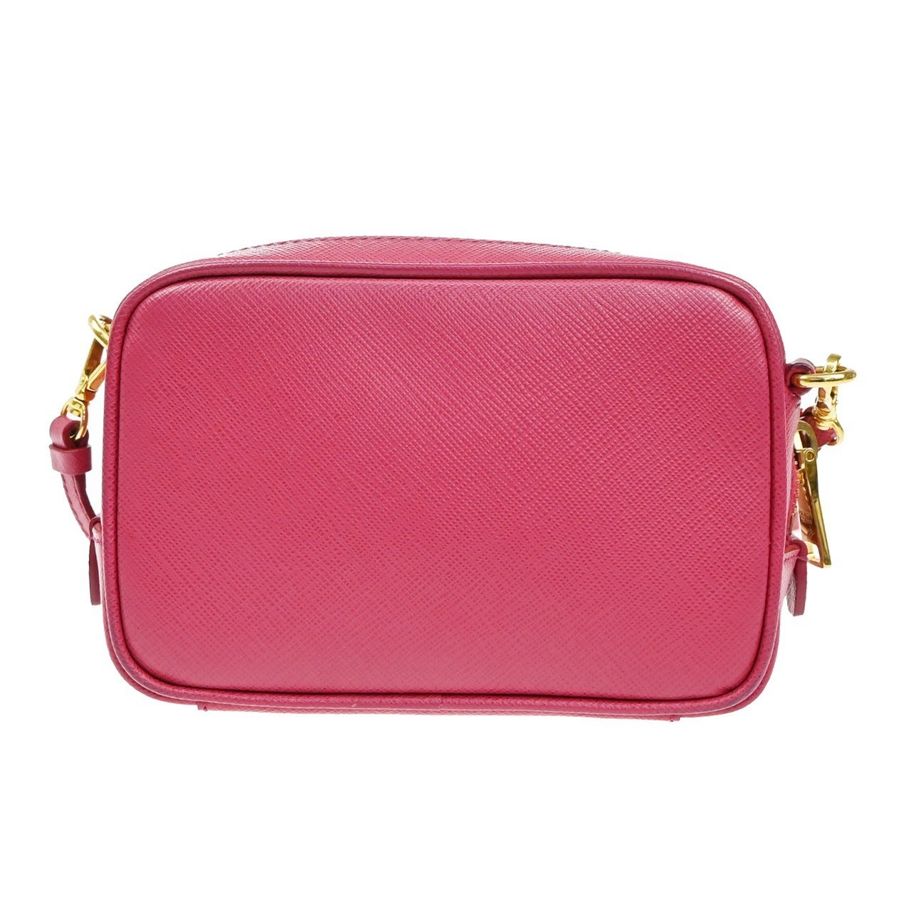 Prada Prada Camera Crossbody Bag Tessuto Mini Roze